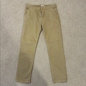 Marine Layer Mens 33 Walk Pant in Warm Khaki